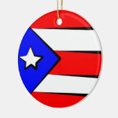 Puerto Rican Flag Ornament (Links)