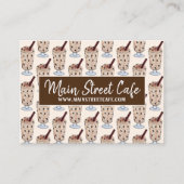 Puerto Rican Food Cuisine Arroz con Dulce Dessert Visitekaartje (Voorkant)