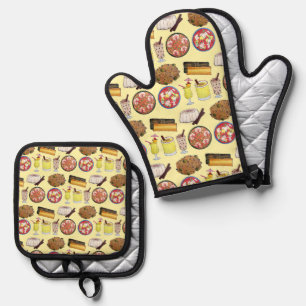 Puerto Rican Food Cuisine Love Puerto Rico Foodie Ovenwant & Pannenlap Set