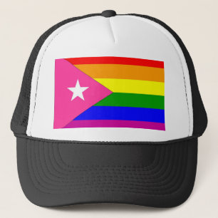 Puerto Rican Gay Pride Flag Trucker Pet