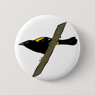 Puerto Rican Oriole Ronde Button 5,7 Cm