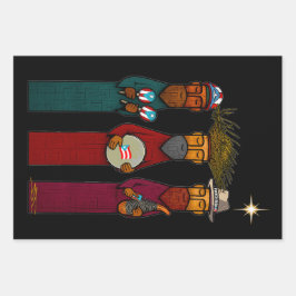 Puerto Rican Three Wise Men – Parranda Inpakpapier Vel