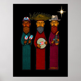 Puerto Rican Three Wise Men – Parranda Poster