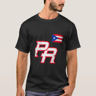 Puerto Rico 2023 Baseball Flag Pride Red Boricua P T-shirt