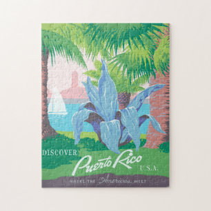 Puerto Rico Art Cool Historical Foto's Tra Legpuzzel
