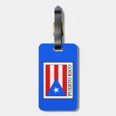 Puerto Rico Bagagelabel (Achterkant verticaal)