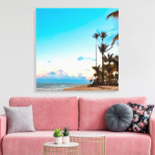 Puerto Rico Beach Canvas Afdruk (Insitu (Woonkamer))