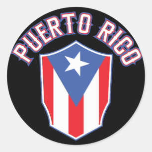 Puerto Rico Big and Bold Ronde Sticker