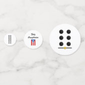 Puerto Rico Birthday Theme Confetti (Voorkanten)