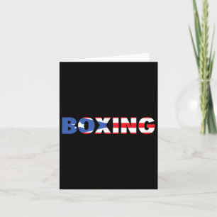 Puerto Rico Boxing T Shirt Kleding Kaart