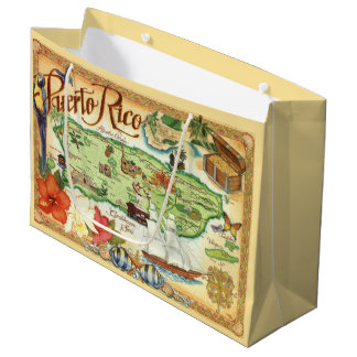 Puerto Rico-cadeaubag Groot Cadeauzakje