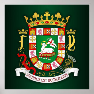 Puerto Rico COA Poster