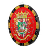 Puerto Rico Dartboard & Flag darts / game board Dartbord (Voorkant Rechts)