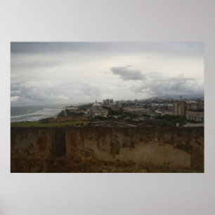 Puerto Rico door het Zee Poster