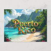 Puerto rico dreaming briefkaart (Voorkant)