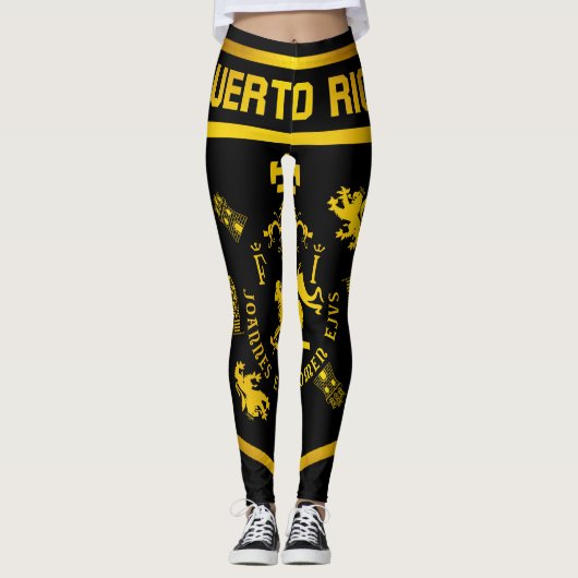 Puerto Rico Emblem Leggings (Voorkant)