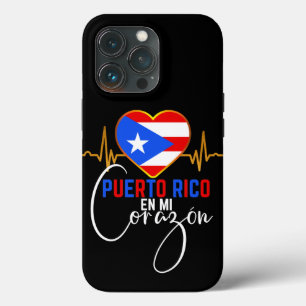 Puerto Rico en mi Corazon Puerto Rican Pride iPhone 13 Pro Hoesje