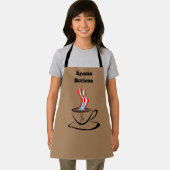 Puerto Rico Flag Aroma Over Print Small Apron Schort (Insitu)