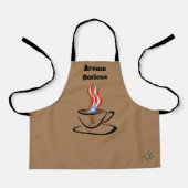 Puerto Rico Flag Aroma Over Print Small Apron Schort (Voorkant)
