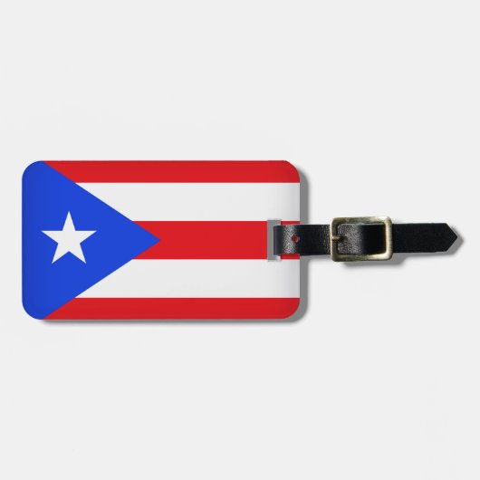 Puerto Rico Flag Bagagelabel (Voorkant horizontaal)