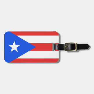 Puerto Rico Flag Bagagelabel