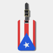 Puerto Rico Flag Bagagelabel (Voorkant verticaal)