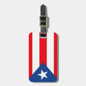 Puerto Rico Flag Bagagelabel (Voorkant verticaal)