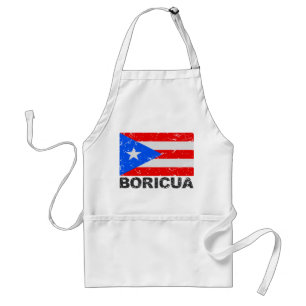 Puerto Rico  Flag Boricua Standaard Schort