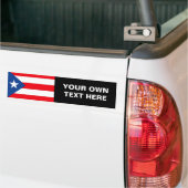 Puerto Rico Flag Bumpersticker (Op Truck)