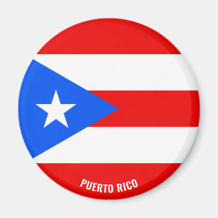Puerto Rico Flag Charming Patriotic Magnet Magneet
