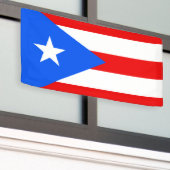 Puerto Rico flag custom banner sign (Buitenkant Gebouw)