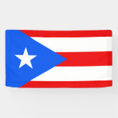 Puerto Rico flag custom banner sign (Horizontaal)