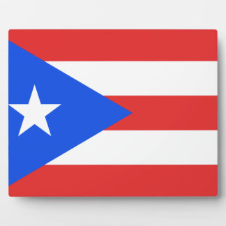 Puerto Rico Flag Fotoplaat