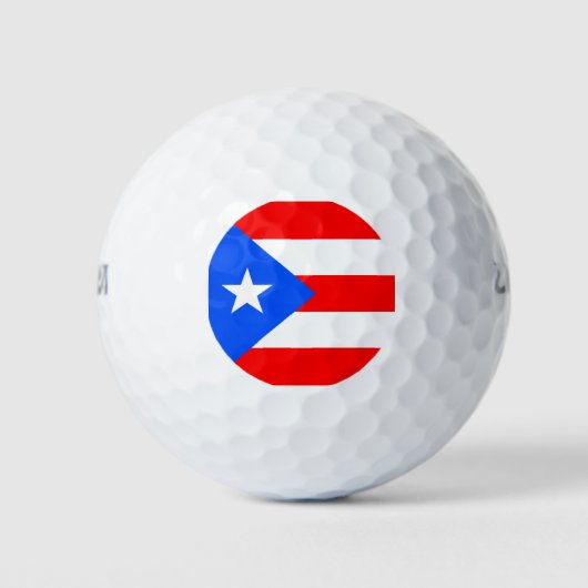 Puerto Rico Flag Golfballen (Voorkant)