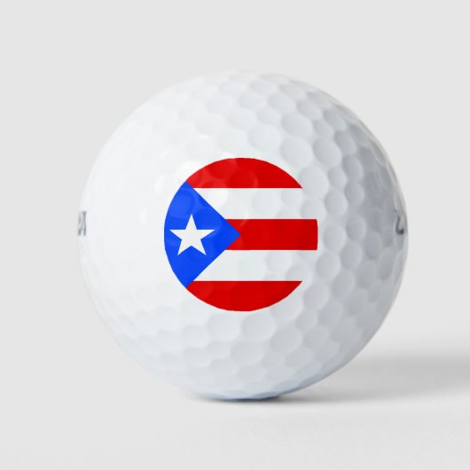 Puerto Rico Flag Golfballen (Voorkant)