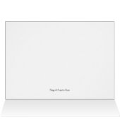 Puerto Rico Flag Greeting Card (Intérieur Horizontal (Haut))