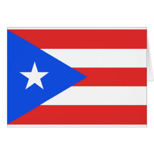 Puerto Rico Flag Greeting Card