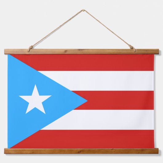 Puerto Rico Flag Hangend Wandkleed (Voorkant)
