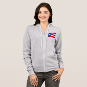 Puerto Rico Flag Hoodie (Voorkant volledig)