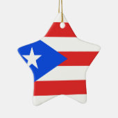 Puerto Rico Flag Keramisch Ornament (Rechts)
