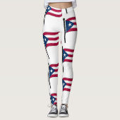 Puerto Rico Flag Leggings (Voorkant)