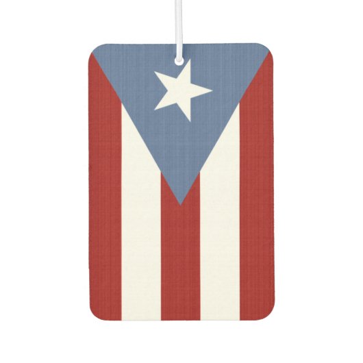 Puerto Rico Flag Luchtverfrisser (Voorkant)