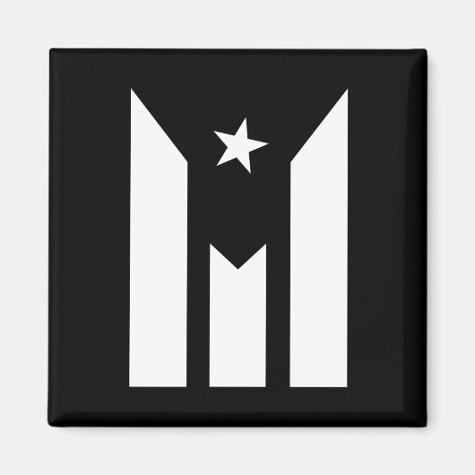 Puerto Rico Flag Magneet (Voorkant)