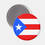 Puerto Rico Flag Magneet (Voorkant / Achterkant)