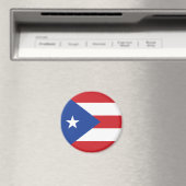 Puerto Rico Flag Magnet Magneet (Insitu (Vaatwasser))