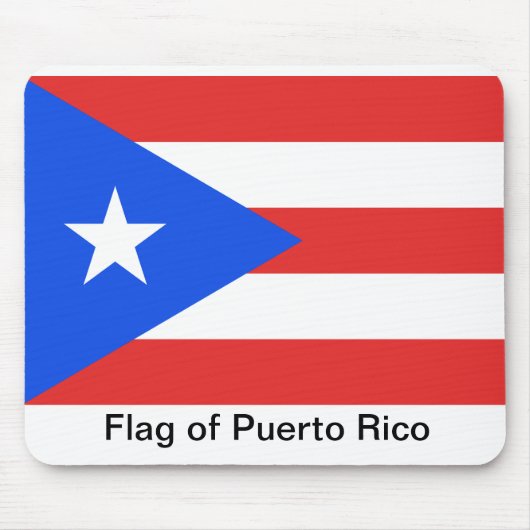 Puerto Rico Flag Muismat (Voorkant)