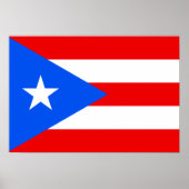 Puerto Rico Flag Poster (Voorkant)