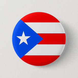 Puerto Rico Flag Ronde Button 5,7 Cm