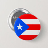 Puerto Rico Flag Ronde Button 5,7 Cm (Voorkant /achterkant)