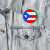 Puerto Rico Flag Ronde Button 5,7 Cm (In situ)